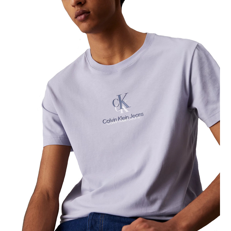 t-shirt homme  calvin klein shadow logo tee