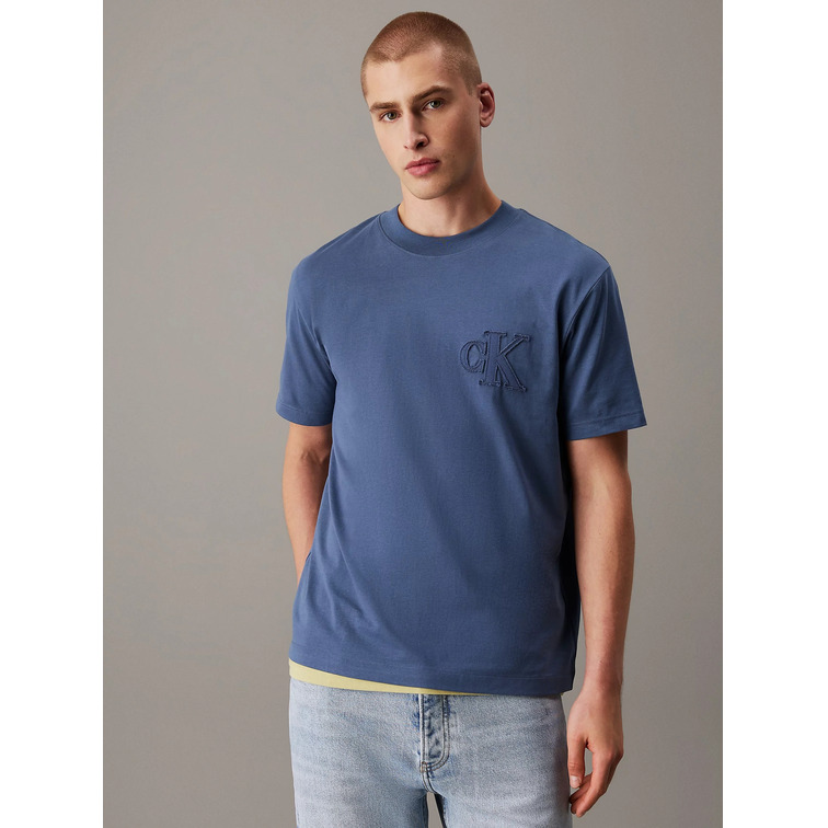 t-shirt homme  calvin klein ck applique tee