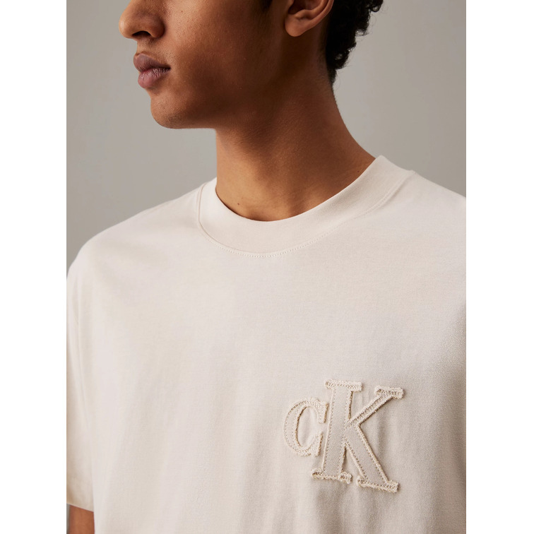 t-shirt homme  calvin klein ck applique tee