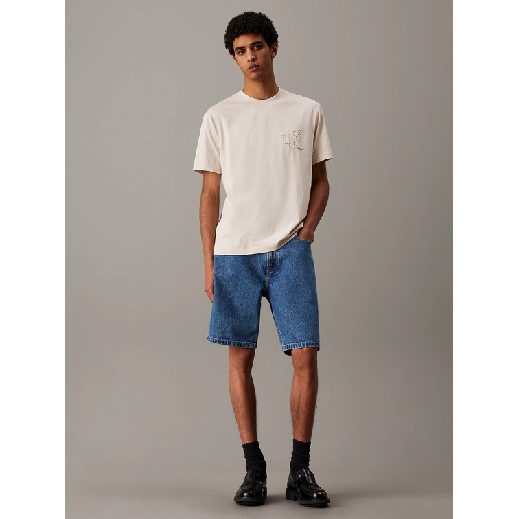 t-shirt homme  calvin klein ck applique tee