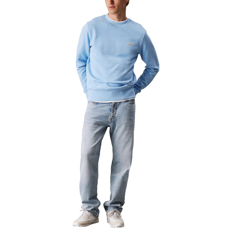 sweat-shirt homme  calvin klein calvin klein label crew neck