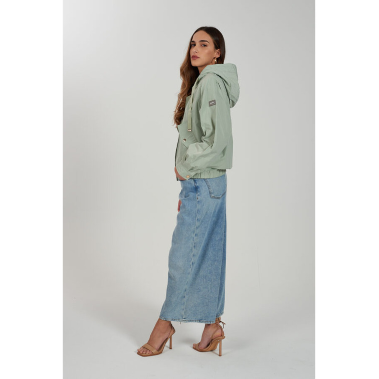 manteau femme  yes zee giubbino donna crop con cappuc