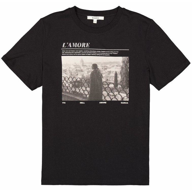 t-shirt femme  garcia jeans j50002_ladies t-shirt ss