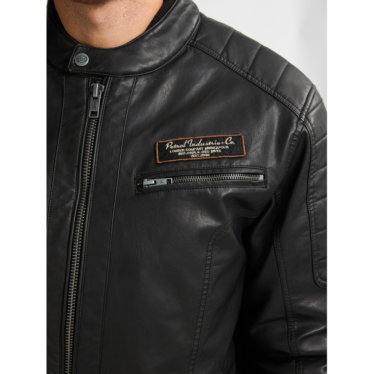 cazadora homme  petrol industries men jacket pu