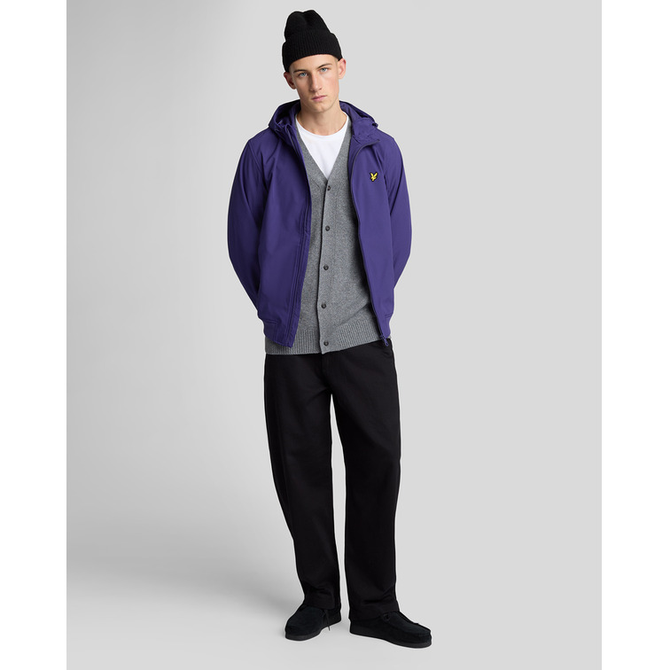 cazadora homme  lyle & scott mesh back softshell jacket