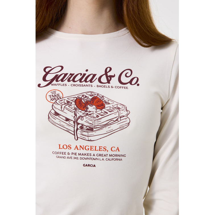 t-shirt fille  garcia jeans k52403_girls t-shirt ls