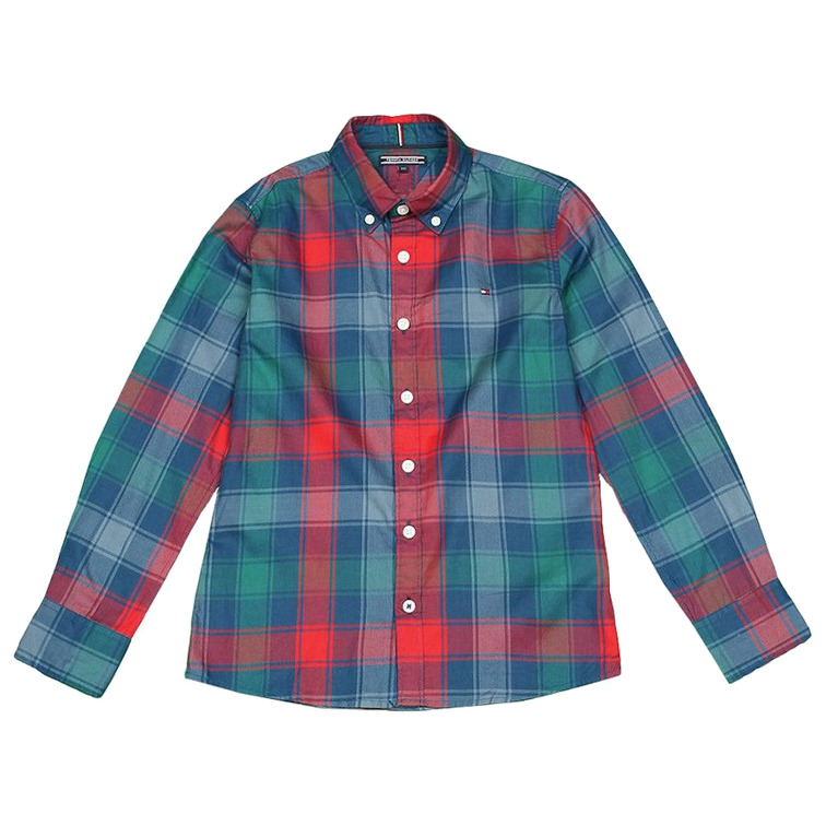 garçon multi color check shirt l/s 484