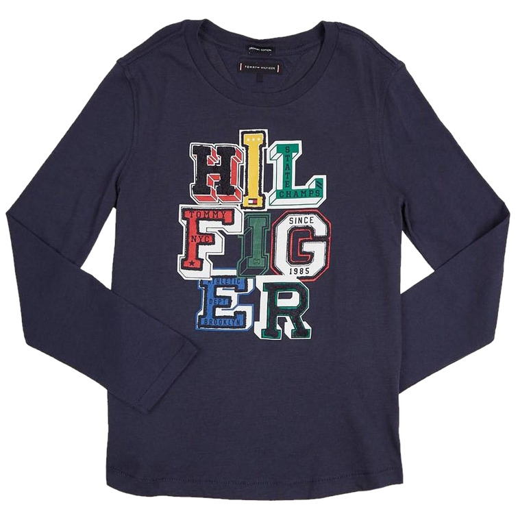 garçon 3d logo tee l/s 002