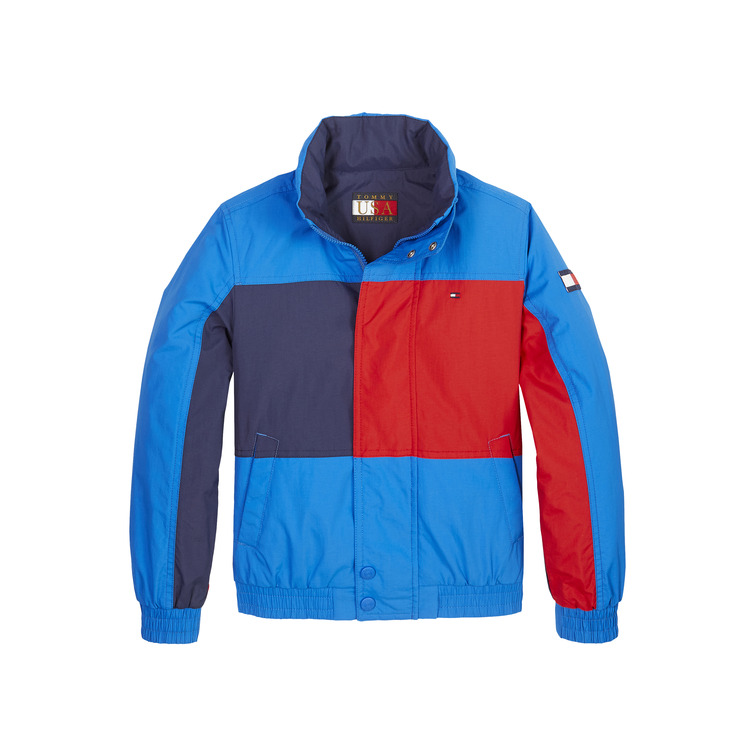 chasseresse garçon  th reversible color block jacket