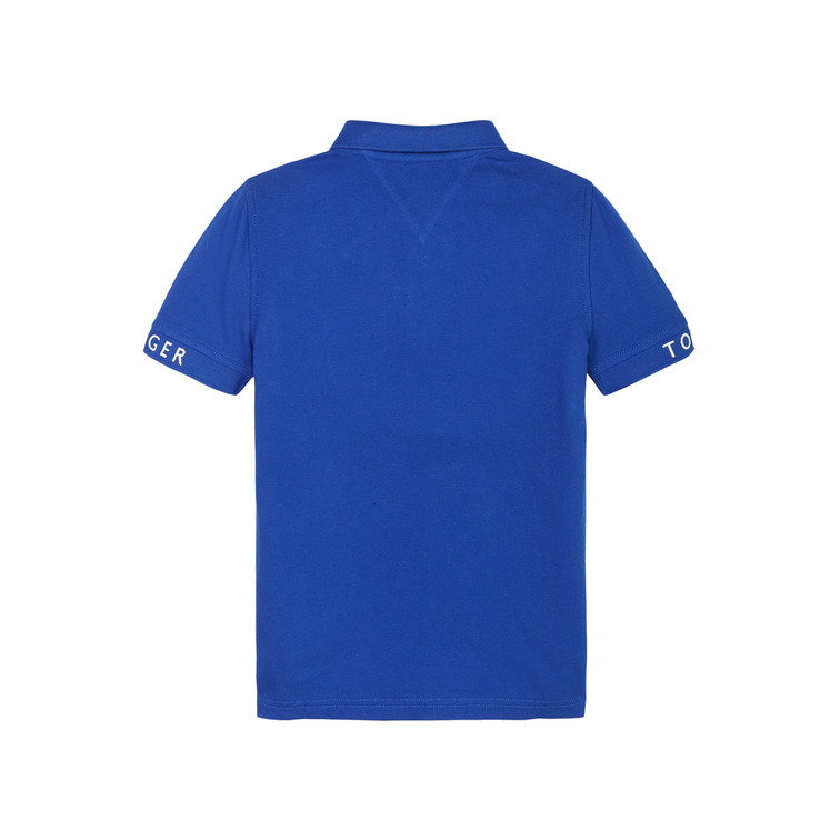 pôle garçon  tommy hilfiger sleeve text pôle s/s