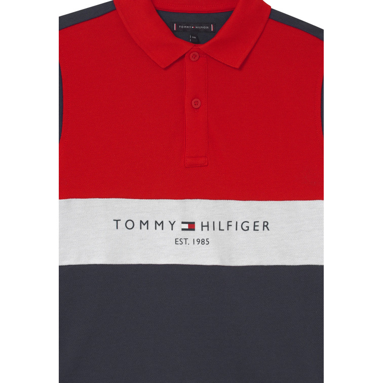 pôle garçon  th bold colorblock pôle l/s