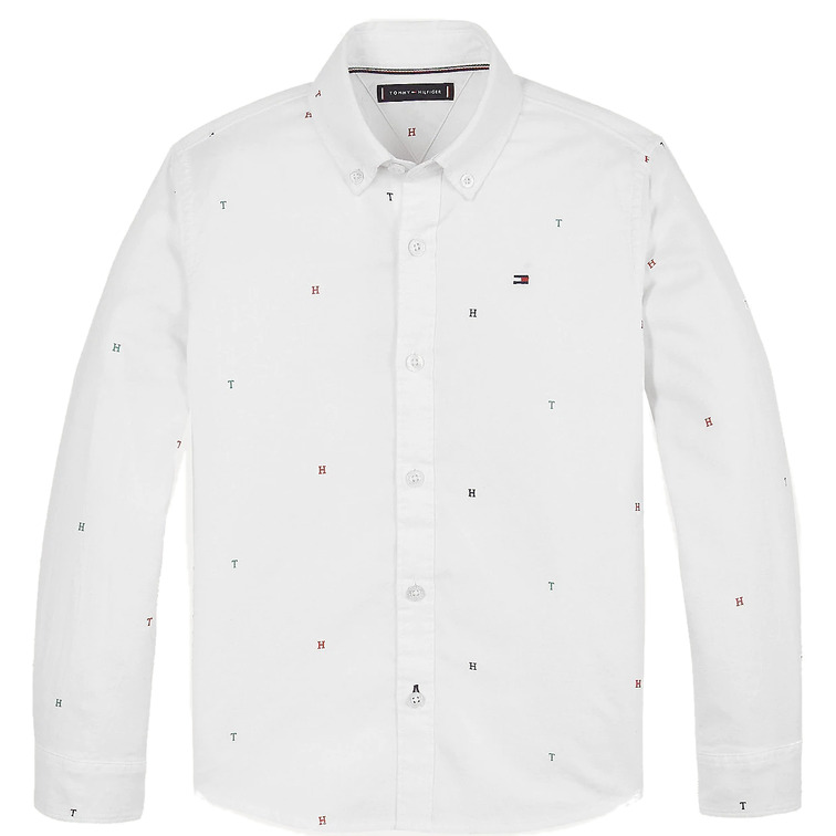 chemise garçon  th aop oxford shirt l/s