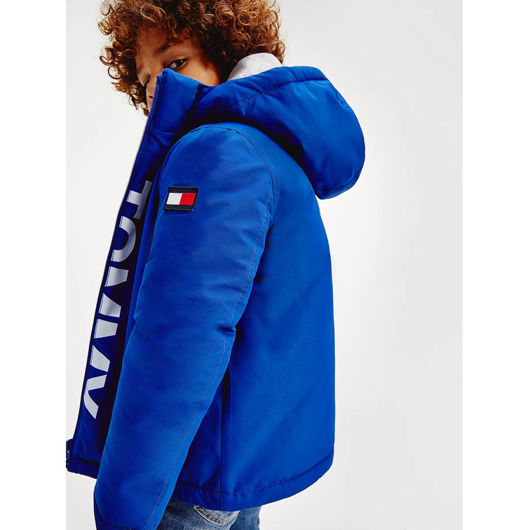 garçon padded tommy print jacket c7c