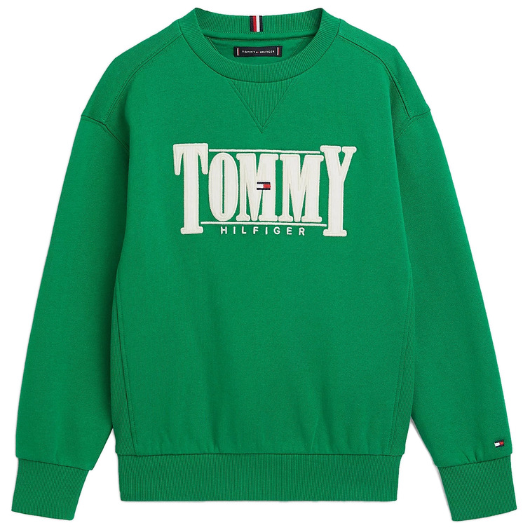 sweat-shirt garçon  th cord applique sweatshirt