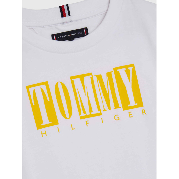 t-shirt garçon  th seasonal tommy logo tee s/s