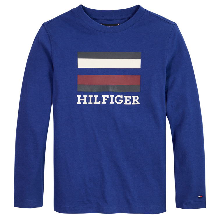 t-shirt garçon  th th logo tee l/s