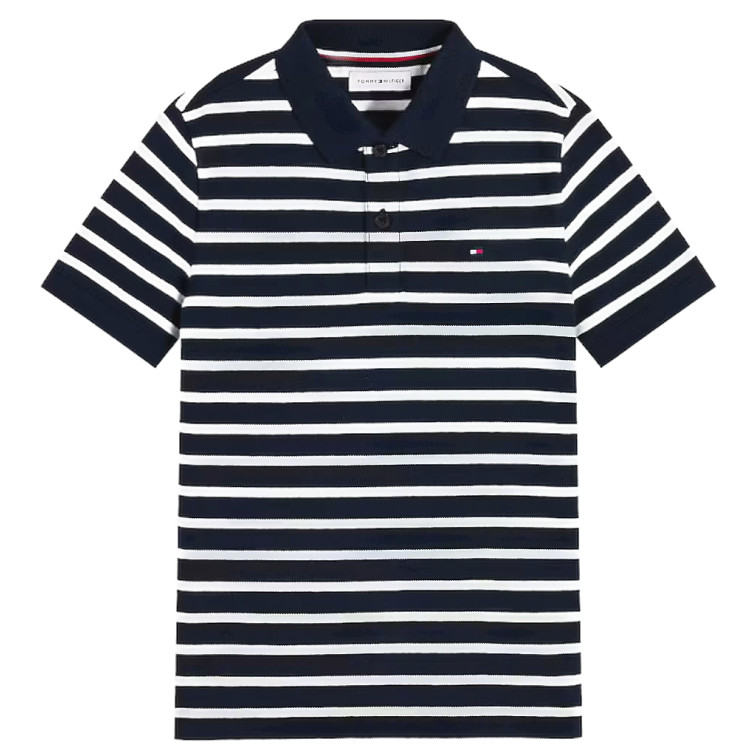 pôle garçon  tommy hilfiger flag pôle ss
