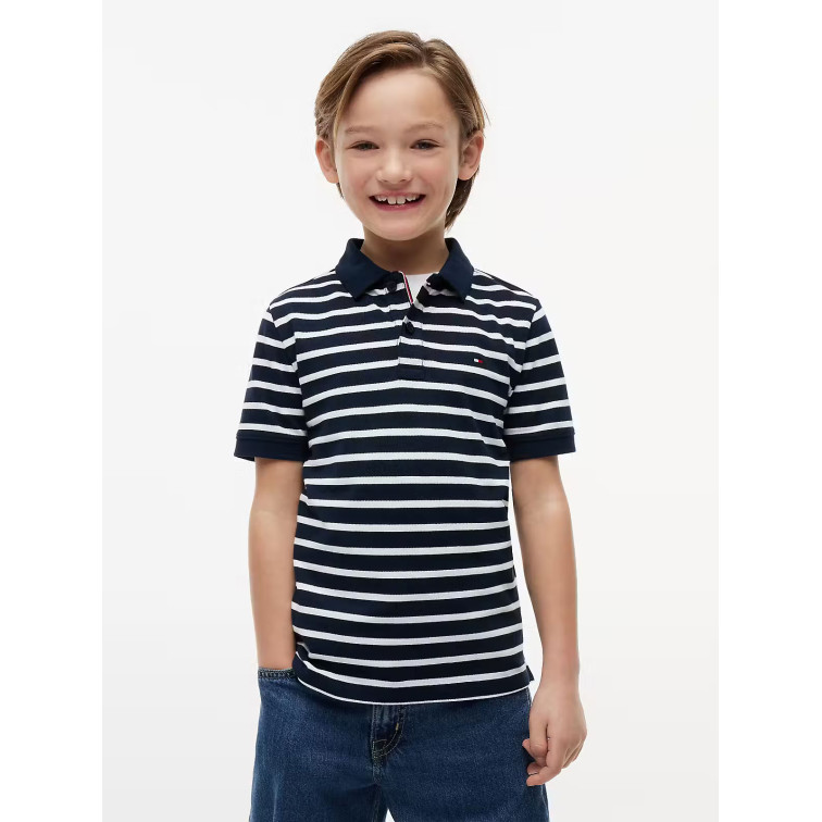 pôle garçon  tommy hilfiger flag pôle ss