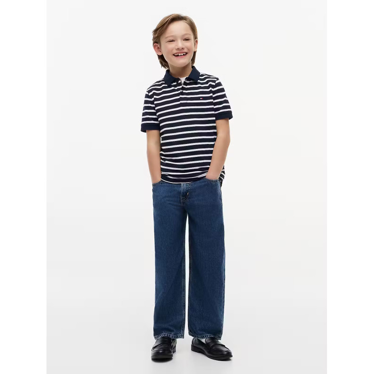 pôle garçon  tommy hilfiger flag pôle ss