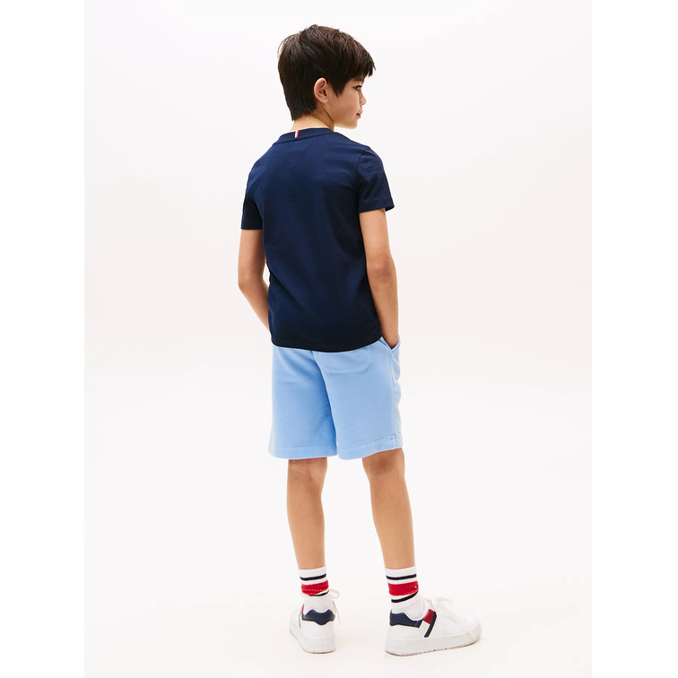 garçon tommy script flag print tee ss c1g