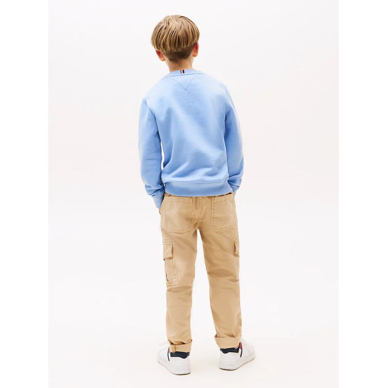 garçon tommy script flag sweatshirt c14