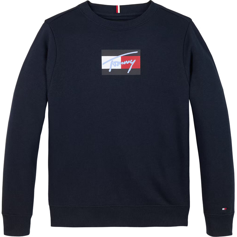 garçon tommy script flag sweatshirt c1g