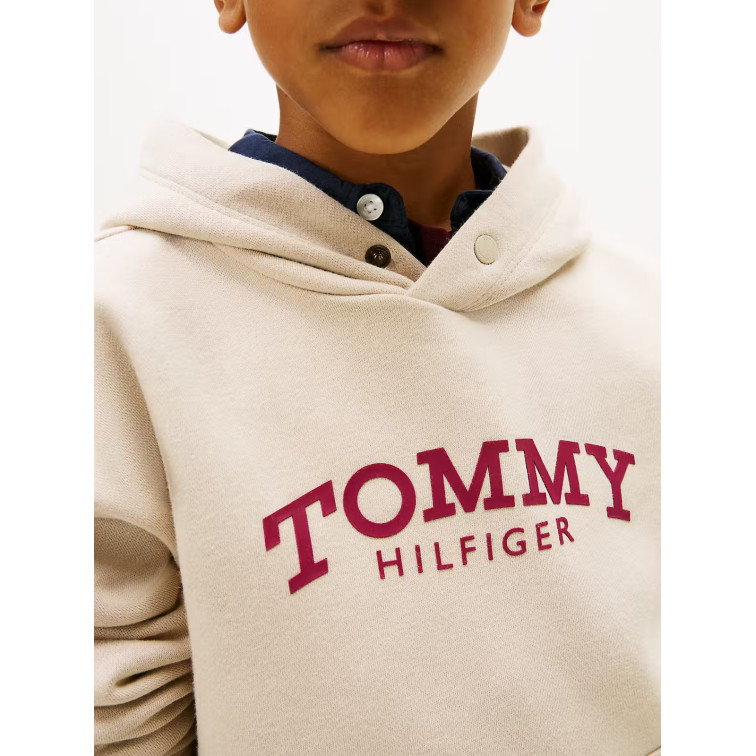 garçon singetype print hoodie aby