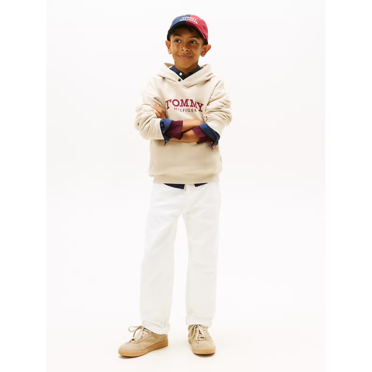 garçon singetype print hoodie aby