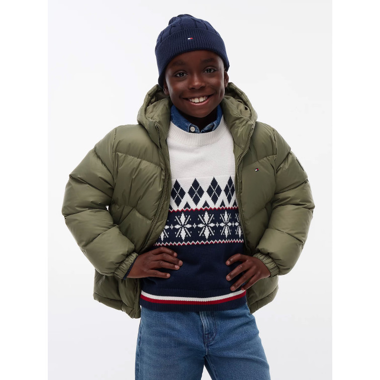 cazadora garçon  tommy hilfiger essential down jacket