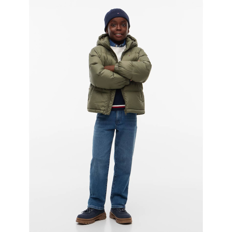 cazadora garçon  tommy hilfiger essential down jacket