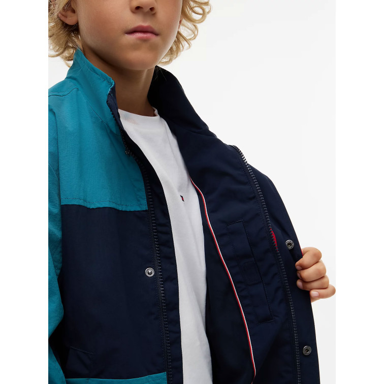 VESTE ENFANT TOMMY HILFIGER AVEC LOGO BRODÉ