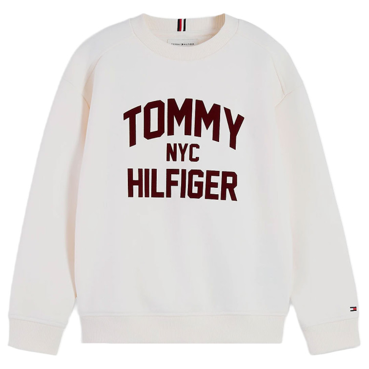 sweat-shirt garçon  tommy hilfiger brand love crew