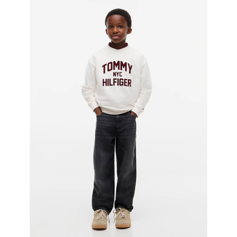 sweat-shirt garçon  tommy hilfiger brand love crew