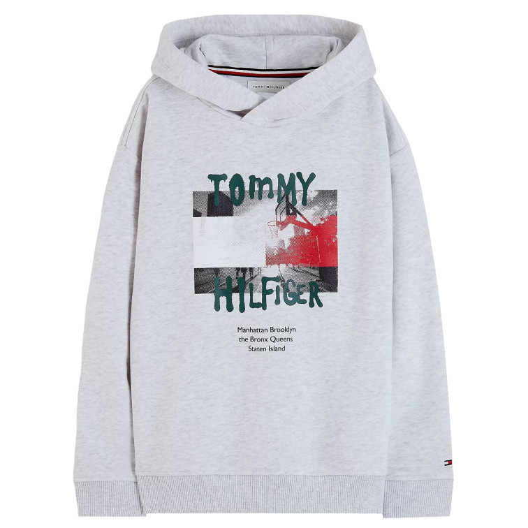 sweat-shirt garçon  tommy hilfiger flag grafitti hoodie