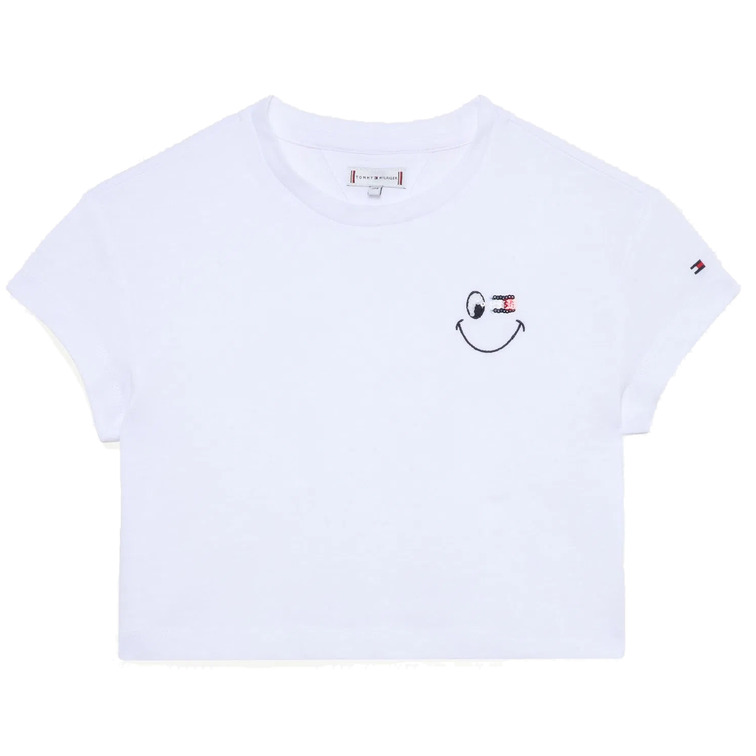 t-shirt fille  th sparkle fun flag tee s/s