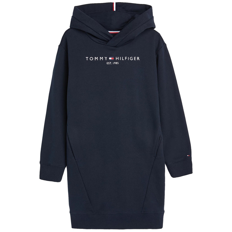 robe fille  th essential hoodie sweat dress l