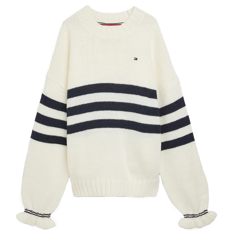 maillot fille  th prep stripe sweater
