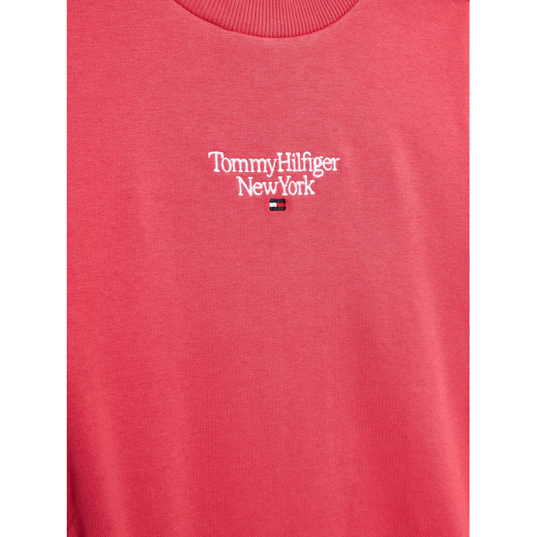 robe fille  th tommy graphic sweat dress l/s