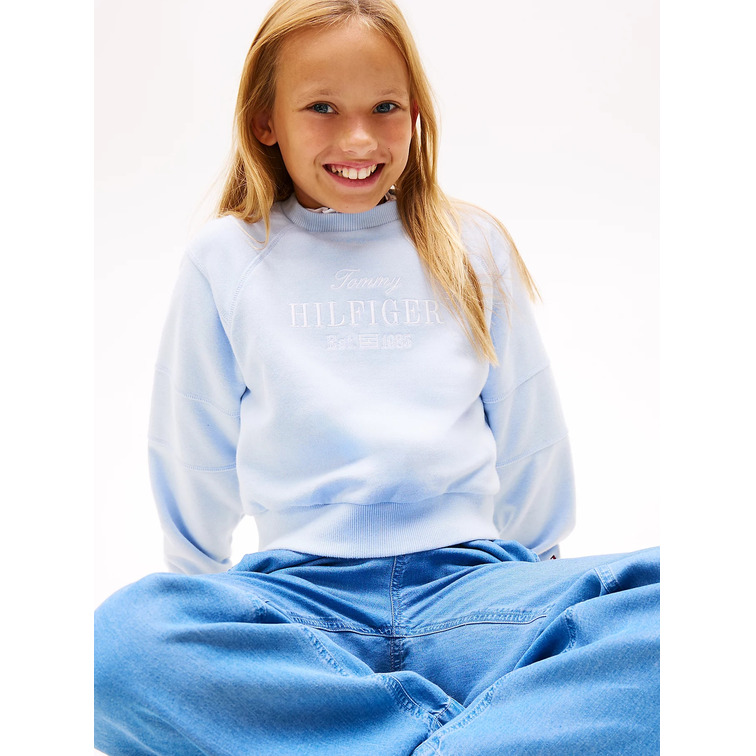 fille tommy script cn sweatshirt c1o