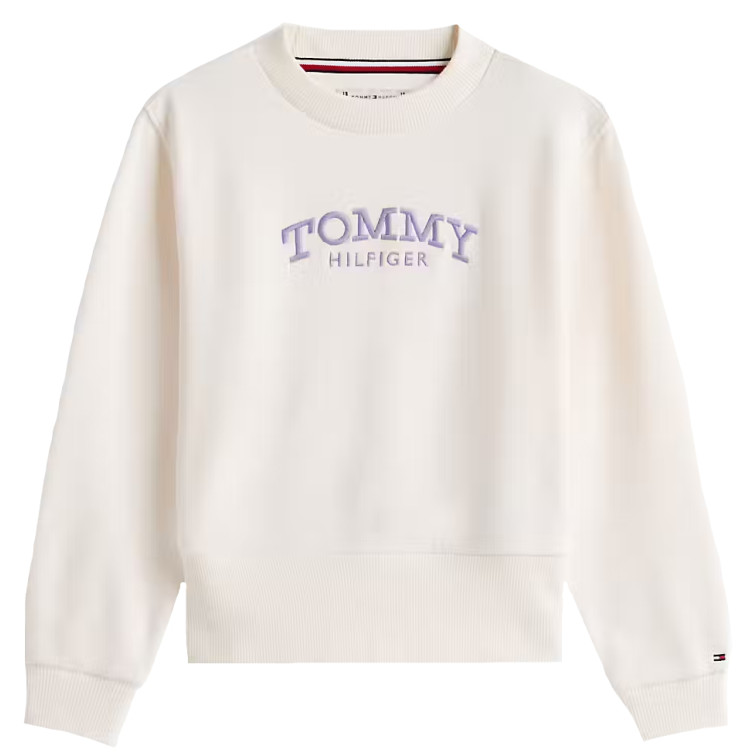 fille high rib hem crew neck ybh