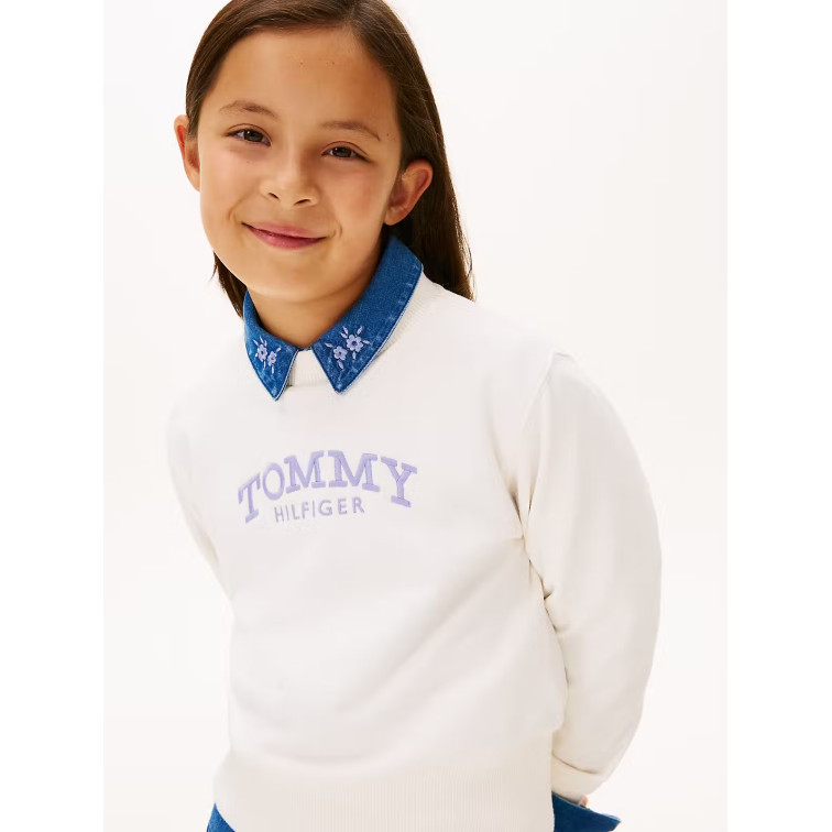 fille high rib hem crew neck ybh