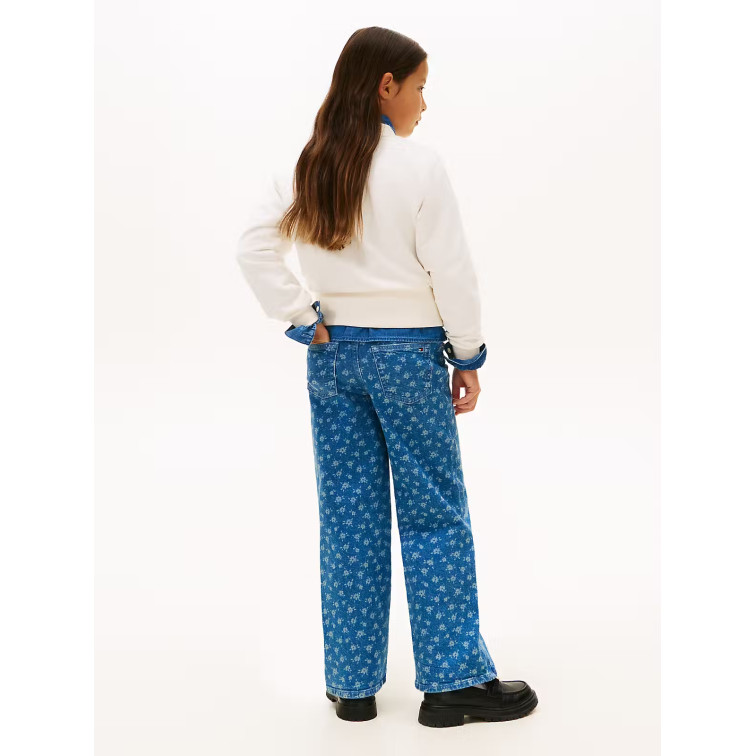 fille high rib hem crew neck ybh