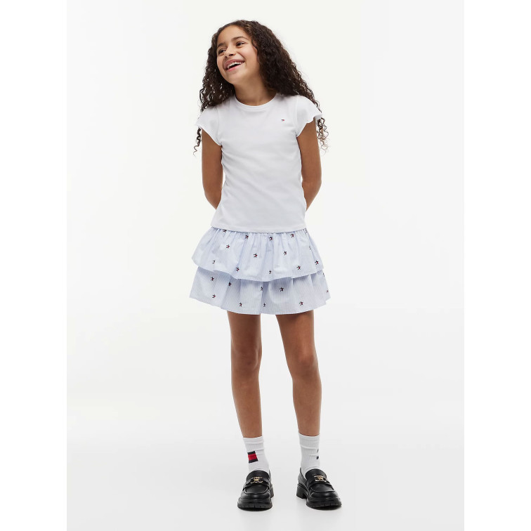 jupe fille  tommy hilfiger star stripes skirt