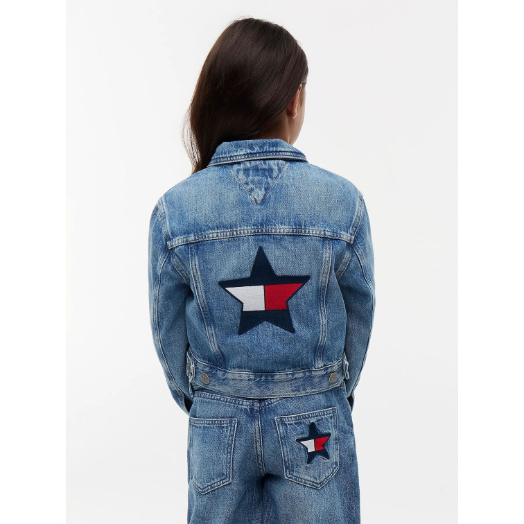 cazadora fille  tommy hilfiger star denim trucker