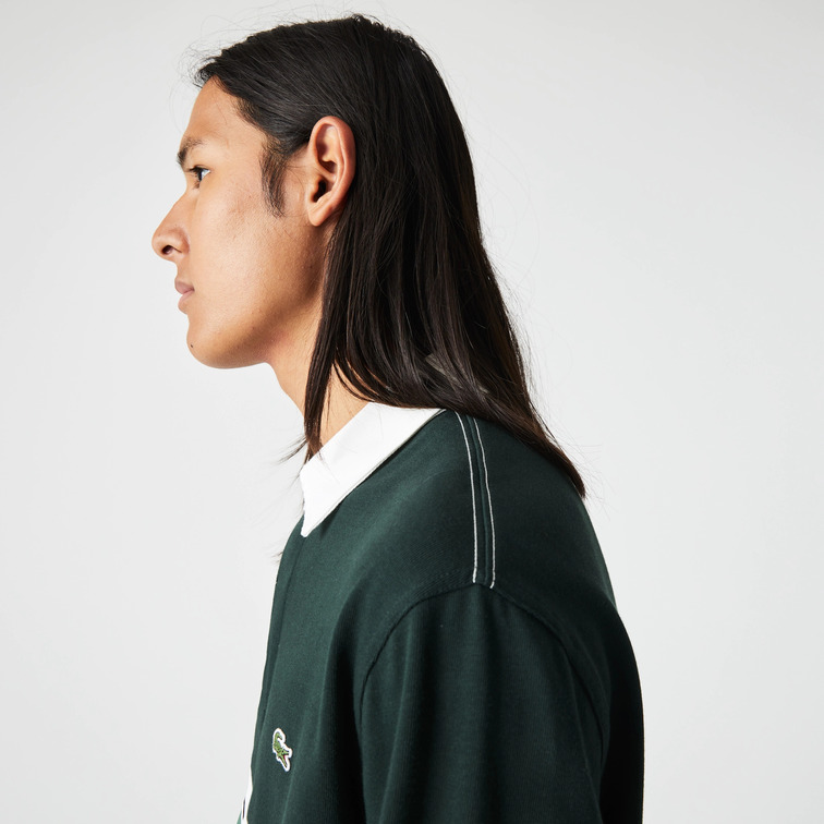 chemise homme  lacoste chemise rugby