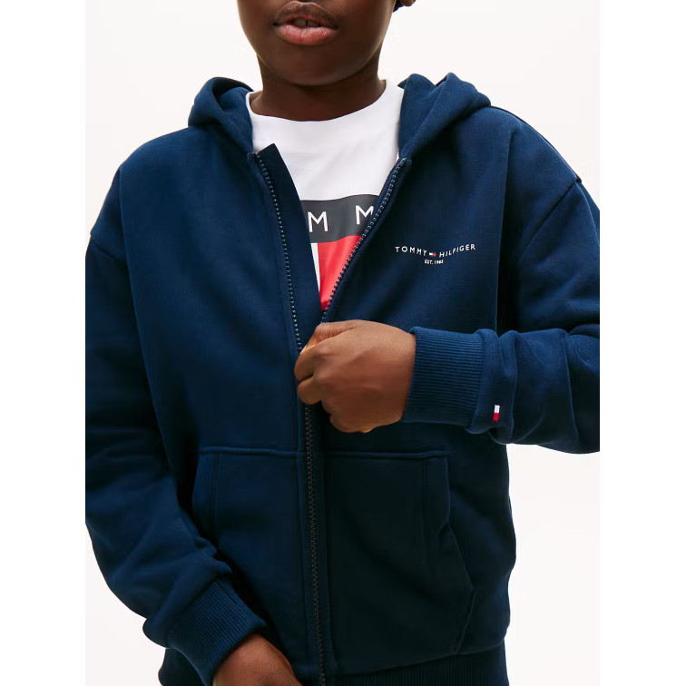 unisex mini corp zip through hoodie c1g