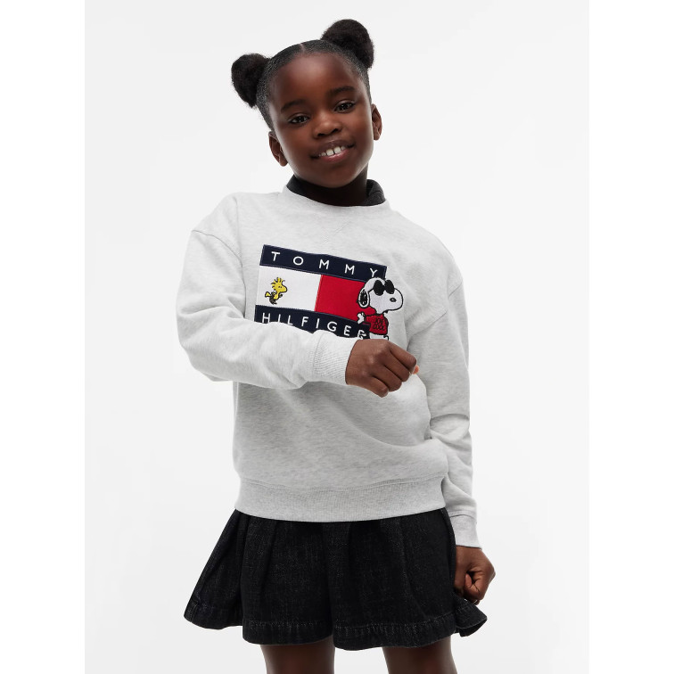 sweat-shirt   tommy hilfiger peanuts crewneck