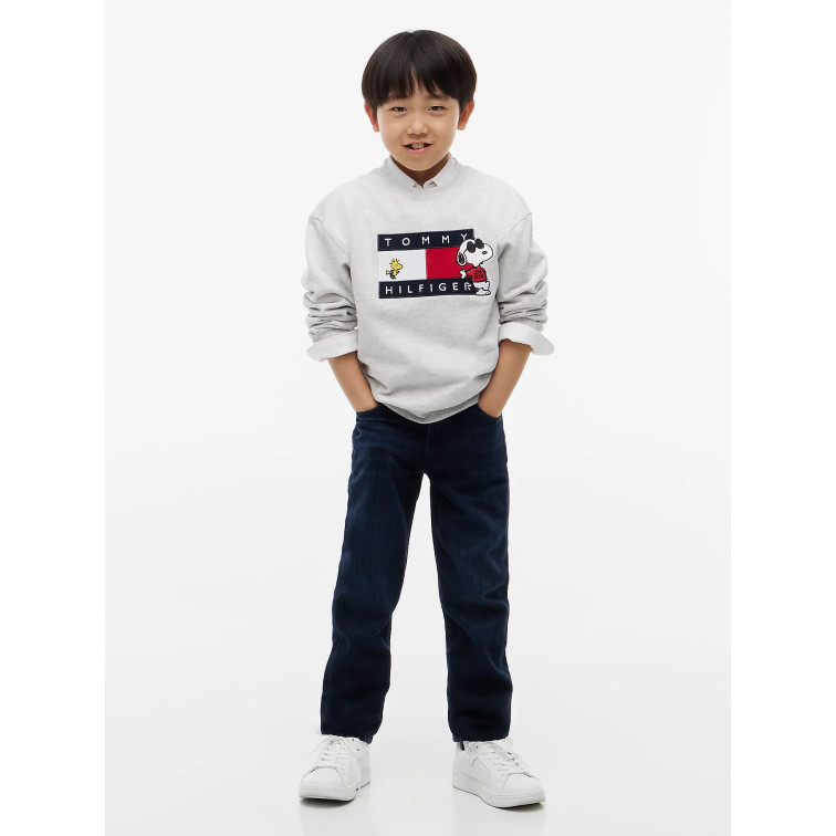 sweat-shirt   tommy hilfiger peanuts crewneck