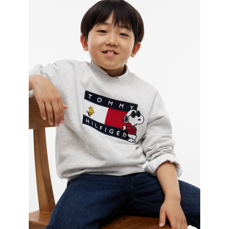 sweat-shirt   tommy hilfiger peanuts crewneck