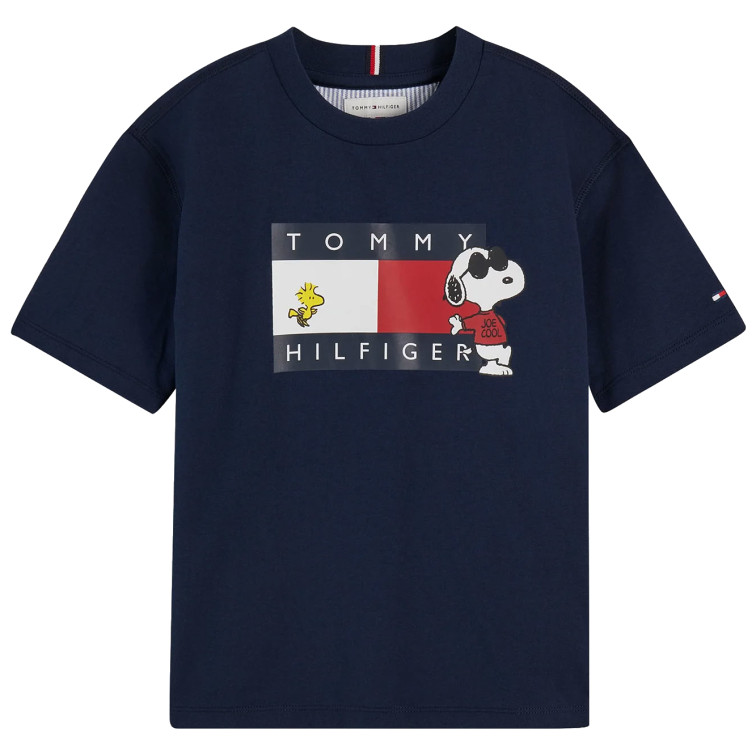 t-shirt   tommy hilfiger peanuts graphic tee ss